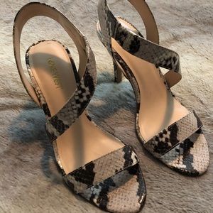 Snake Print Nine West Heels size 7.5